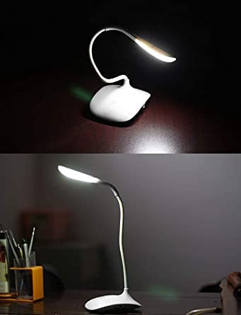 Battery Operated Table Lamp for Study LED Light, Touch Control Eye Caring, Desk Lamp for Work From Home, Portable Reading Light (Assorted Color, Plastic, Pack of 1)##12